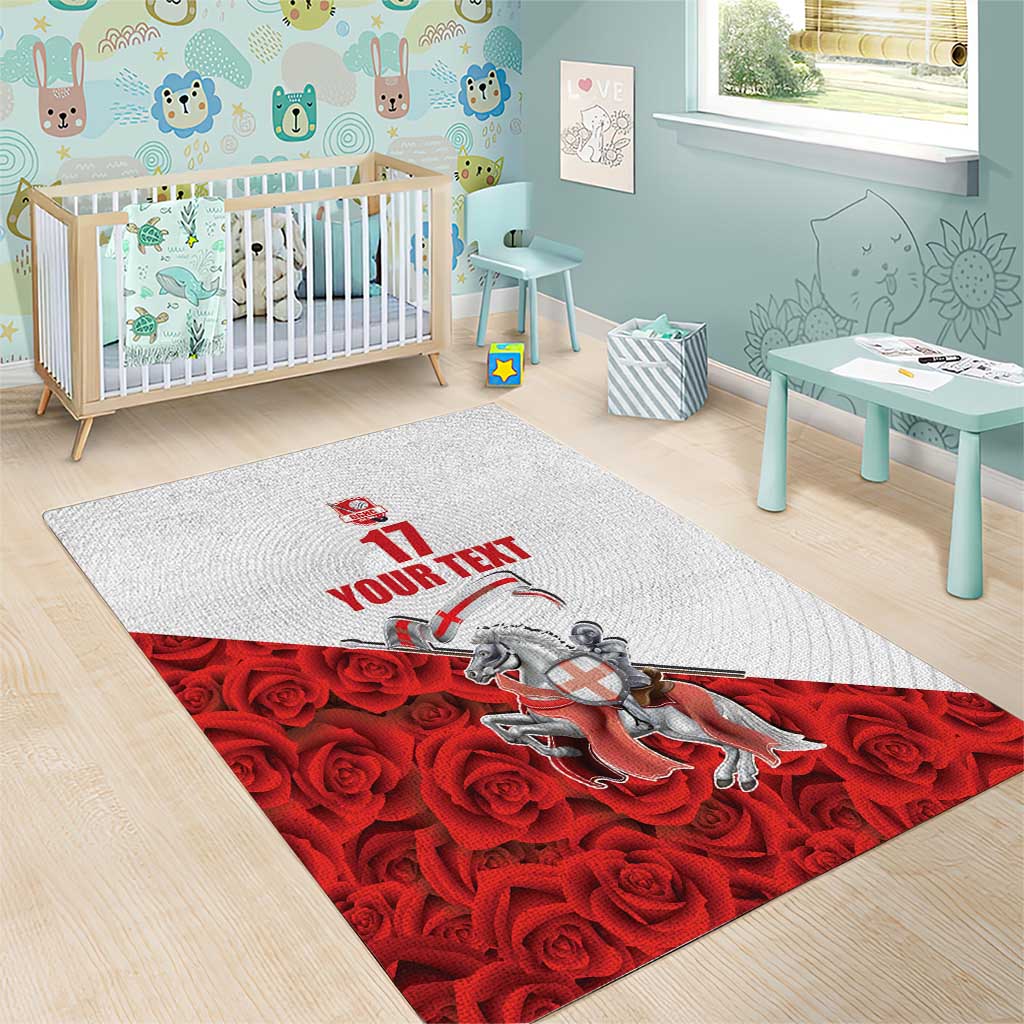 Custom England Field Hockey Champions Area Rug Old Georgians Hockey Club Sporty Style