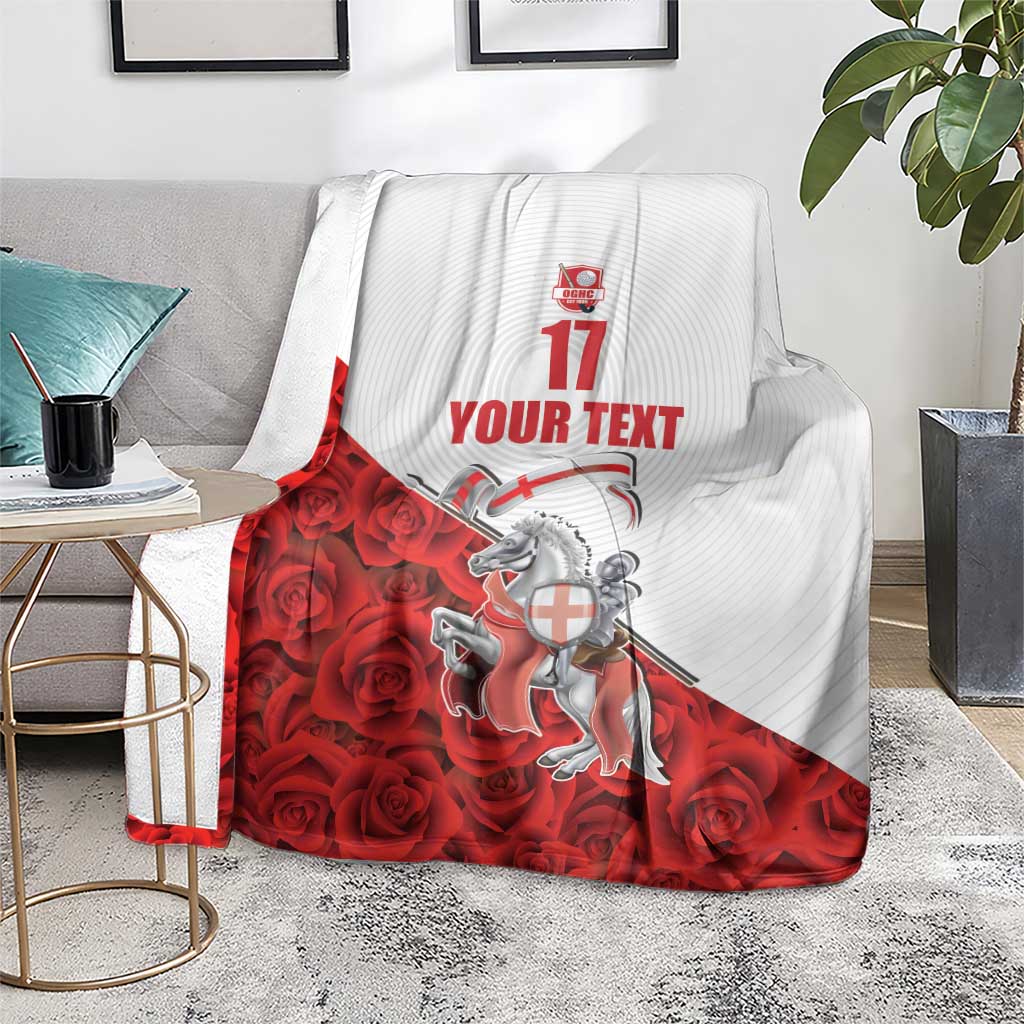 Custom England Field Hockey Champions Blanket Old Georgians Hockey Club Sporty Style