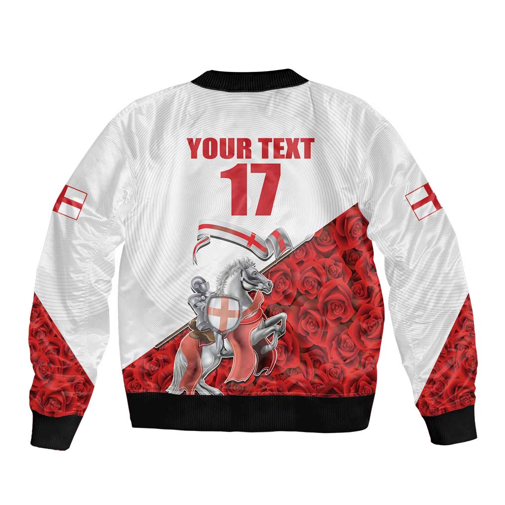 Custom England Field Hockey Champions Bomber Jacket Old Georgians Hockey Club Sporty Style