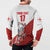 Custom England Field Hockey Champions Button Sweatshirt Old Georgians Hockey Club Sporty Style