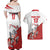 Custom England Field Hockey Champions Couples Matching Off Shoulder Maxi Dress and Hawaiian Shirt Old Georgians Hockey Club Sporty Style