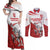 Custom England Field Hockey Champions Couples Matching Off Shoulder Maxi Dress and Long Sleeve Button Shirt Old Georgians Hockey Club Sporty Style