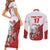 Custom England Field Hockey Champions Couples Matching Short Sleeve Bodycon Dress and Long Sleeve Button Shirt Old Georgians Hockey Club Sporty Style