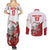 Custom England Field Hockey Champions Couples Matching Summer Maxi Dress and Long Sleeve Button Shirt Old Georgians Hockey Club Sporty Style