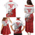 Custom England Field Hockey Champions Family Matching Puletasi and Hawaiian Shirt Old Georgians Hockey Club Sporty Style