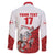 Custom England Field Hockey Champions Family Matching Puletasi and Hawaiian Shirt Old Georgians Hockey Club Sporty Style