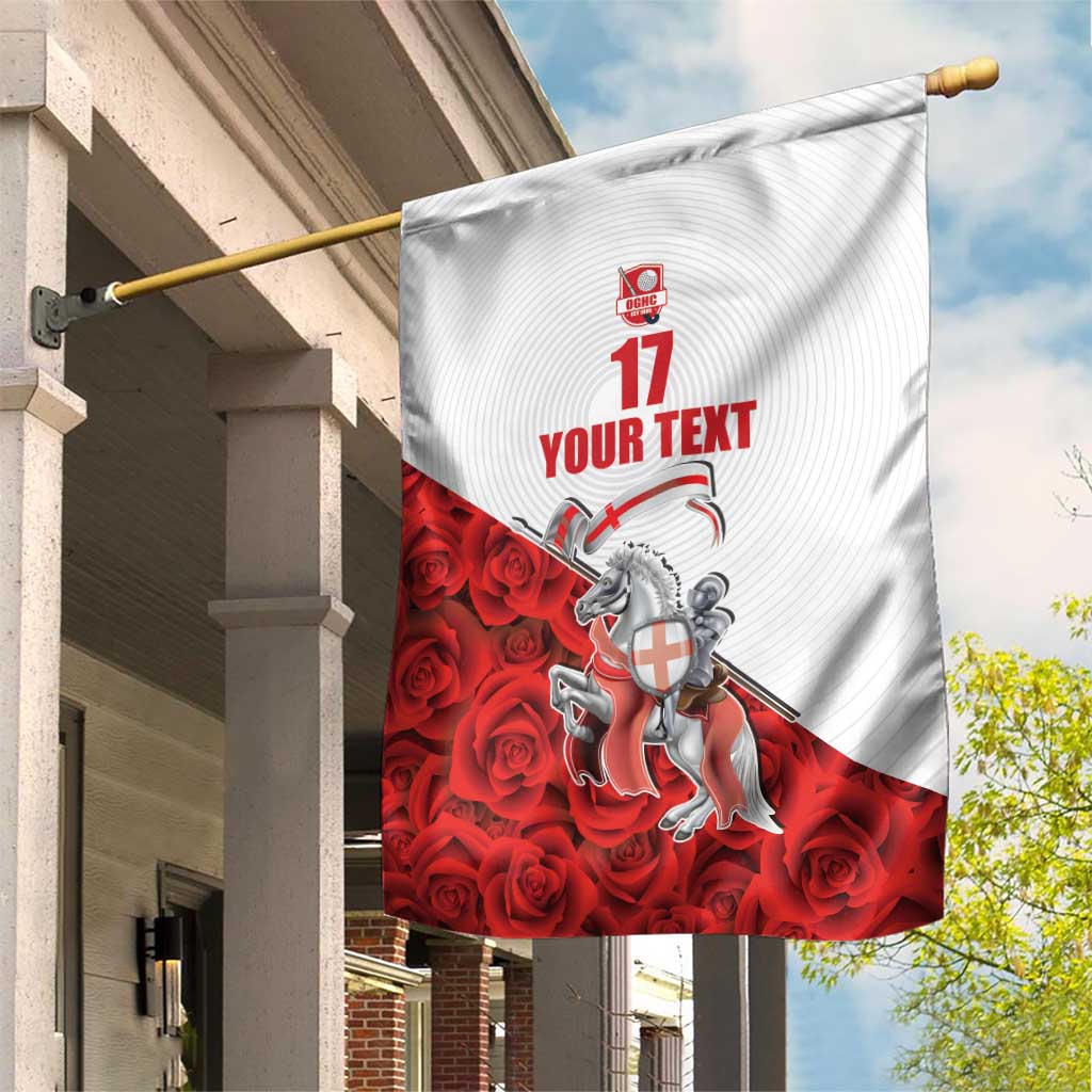 Custom England Field Hockey Champions Garden Flag Old Georgians Hockey Club Sporty Style