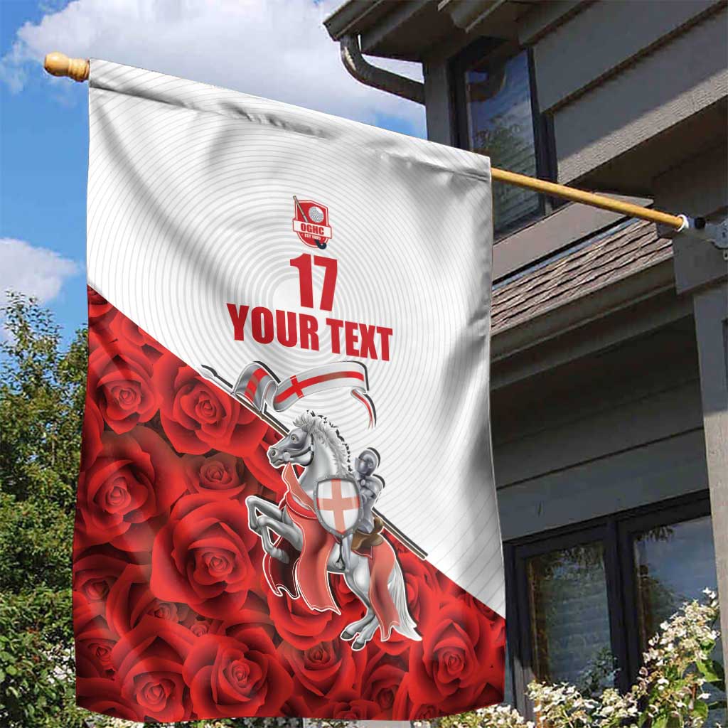 Custom England Field Hockey Champions Garden Flag Old Georgians Hockey Club Sporty Style