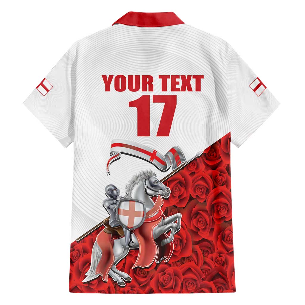 Custom England Field Hockey Champions Hawaiian Shirt Old Georgians Hockey Club Sporty Style