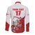 Custom England Field Hockey Champions Long Sleeve Button Shirt Old Georgians Hockey Club Sporty Style