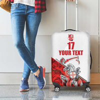 Custom England Field Hockey Champions Luggage Cover Old Georgians Hockey Club Sporty Style