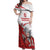 Custom England Field Hockey Champions Off Shoulder Maxi Dress Old Georgians Hockey Club Sporty Style