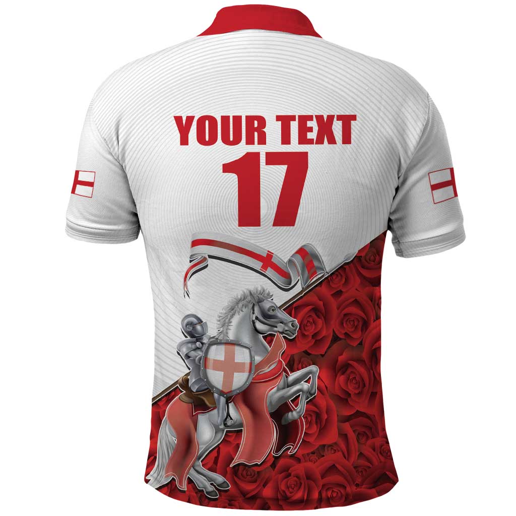 Custom England Field Hockey Champions Polo Shirt Old Georgians Hockey Club Sporty Style