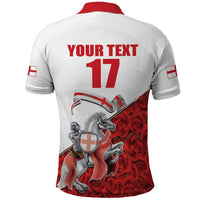 Custom England Field Hockey Champions Polo Shirt Old Georgians Hockey Club Sporty Style