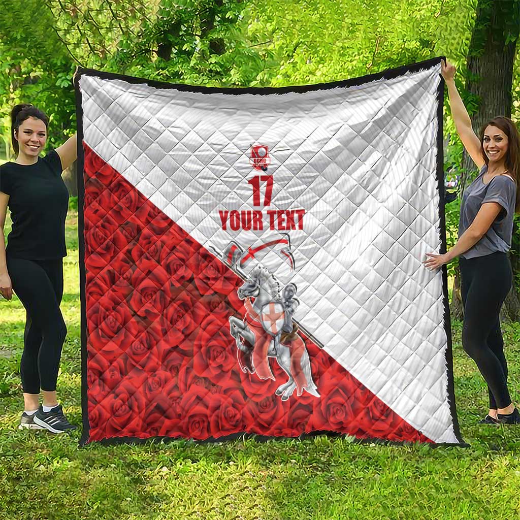 Custom England Field Hockey Champions Quilt Old Georgians Hockey Club Sporty Style