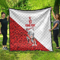 Custom England Field Hockey Champions Quilt Old Georgians Hockey Club Sporty Style