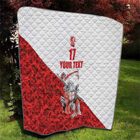 Custom England Field Hockey Champions Quilt Old Georgians Hockey Club Sporty Style