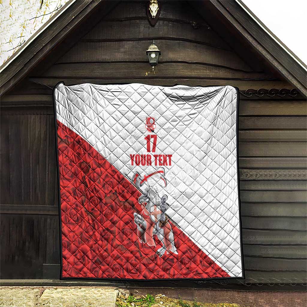 Custom England Field Hockey Champions Quilt Old Georgians Hockey Club Sporty Style