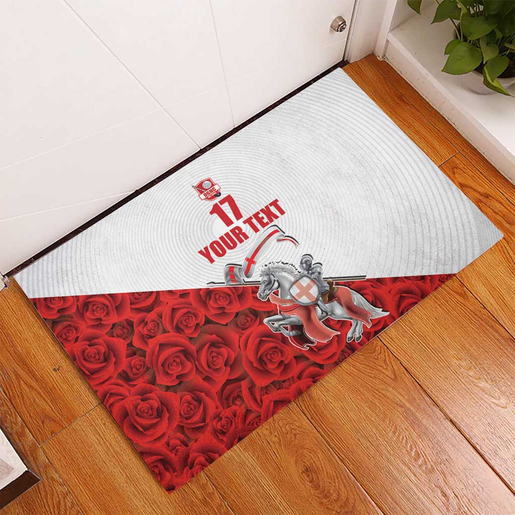 Custom England Field Hockey Champions Rubber Doormat Old Georgians Hockey Club Sporty Style