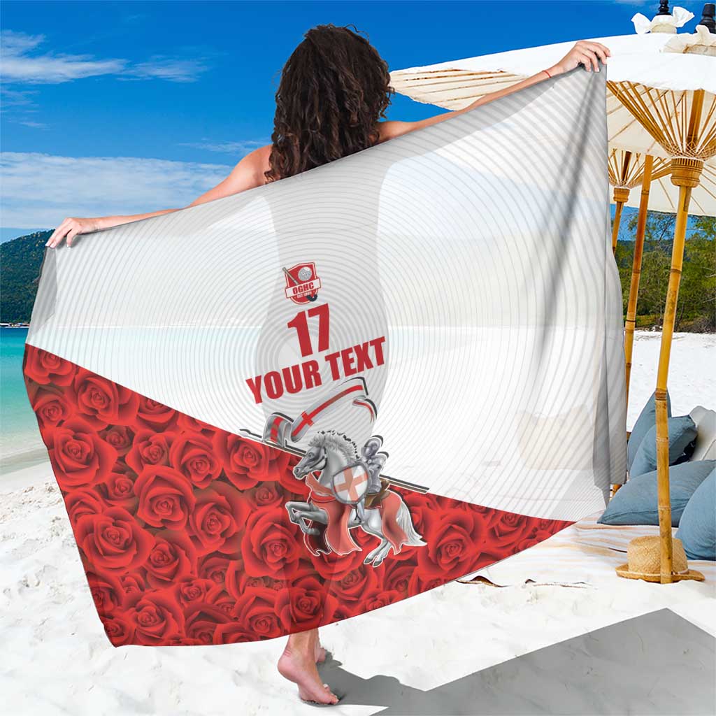 Custom England Field Hockey Champions Sarong Old Georgians Hockey Club Sporty Style