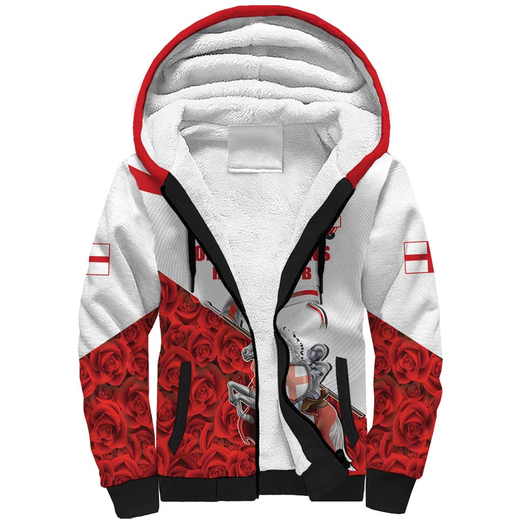 Custom England Field Hockey Champions Sherpa Hoodie Old Georgians Hockey Club Sporty Style