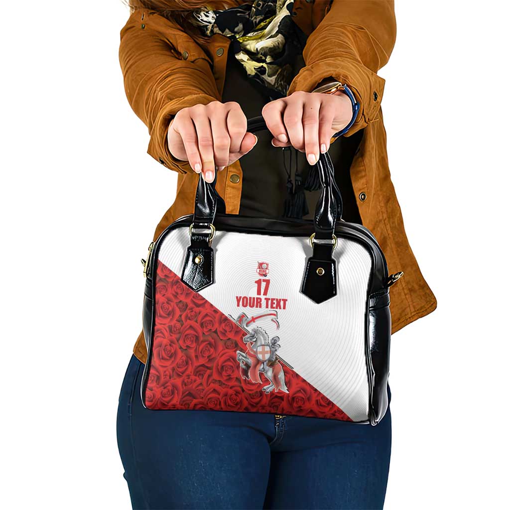 Custom England Field Hockey Champions Shoulder Handbag Old Georgians Hockey Club Sporty Style