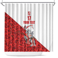 Custom England Field Hockey Champions Shower Curtain Old Georgians Hockey Club Sporty Style