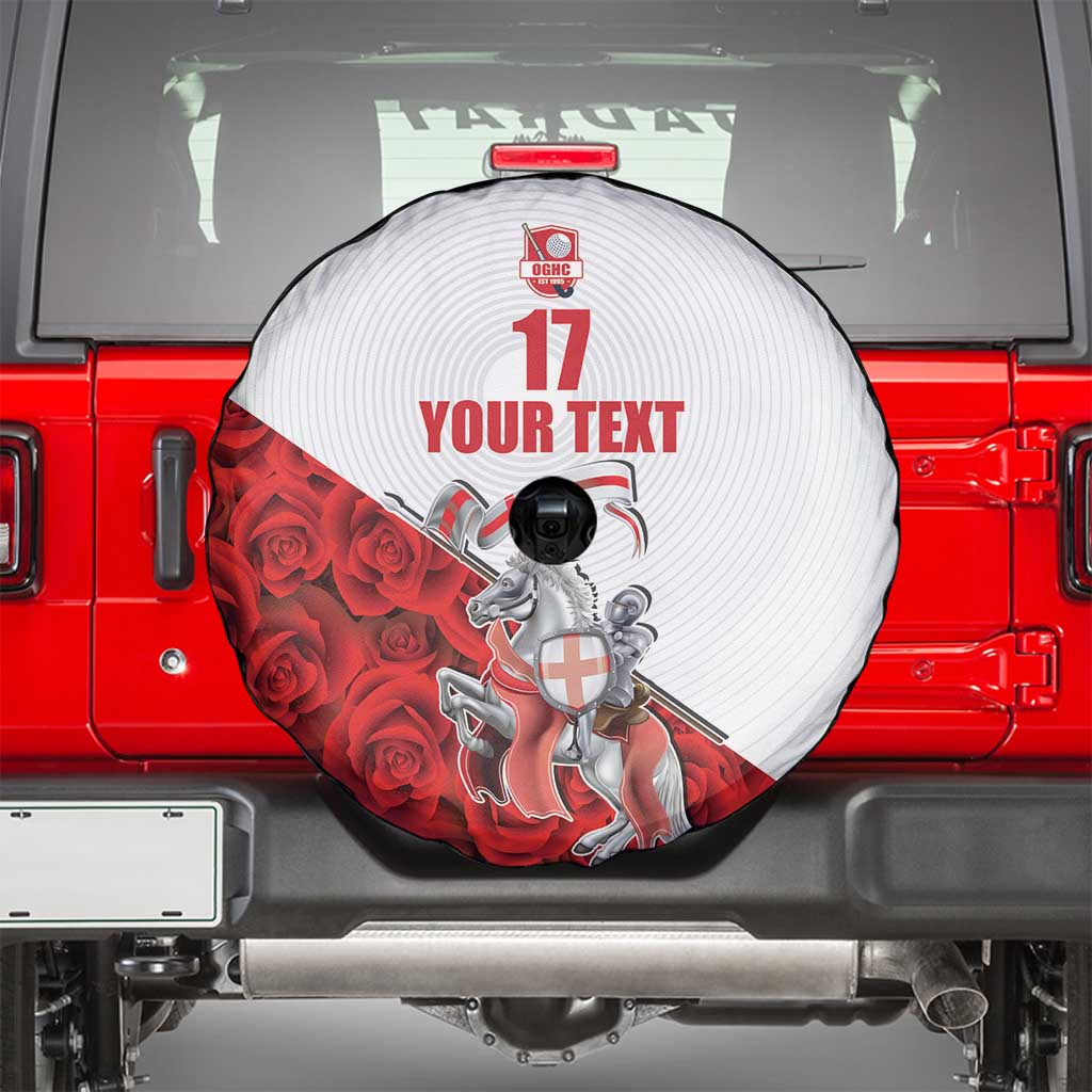 Custom England Field Hockey Champions Spare Tire Cover Old Georgians Hockey Club Sporty Style