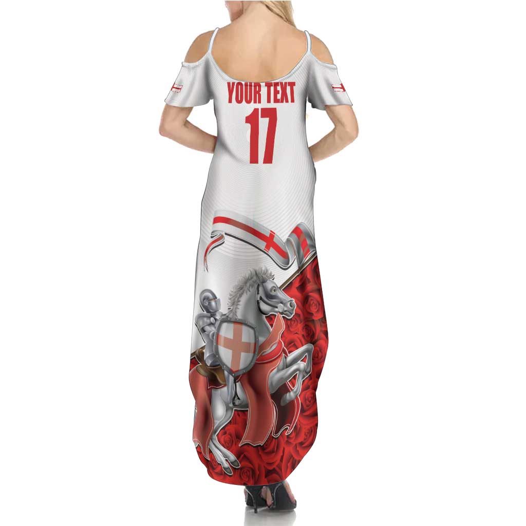 Custom England Field Hockey Champions Summer Maxi Dress Old Georgians Hockey Club Sporty Style