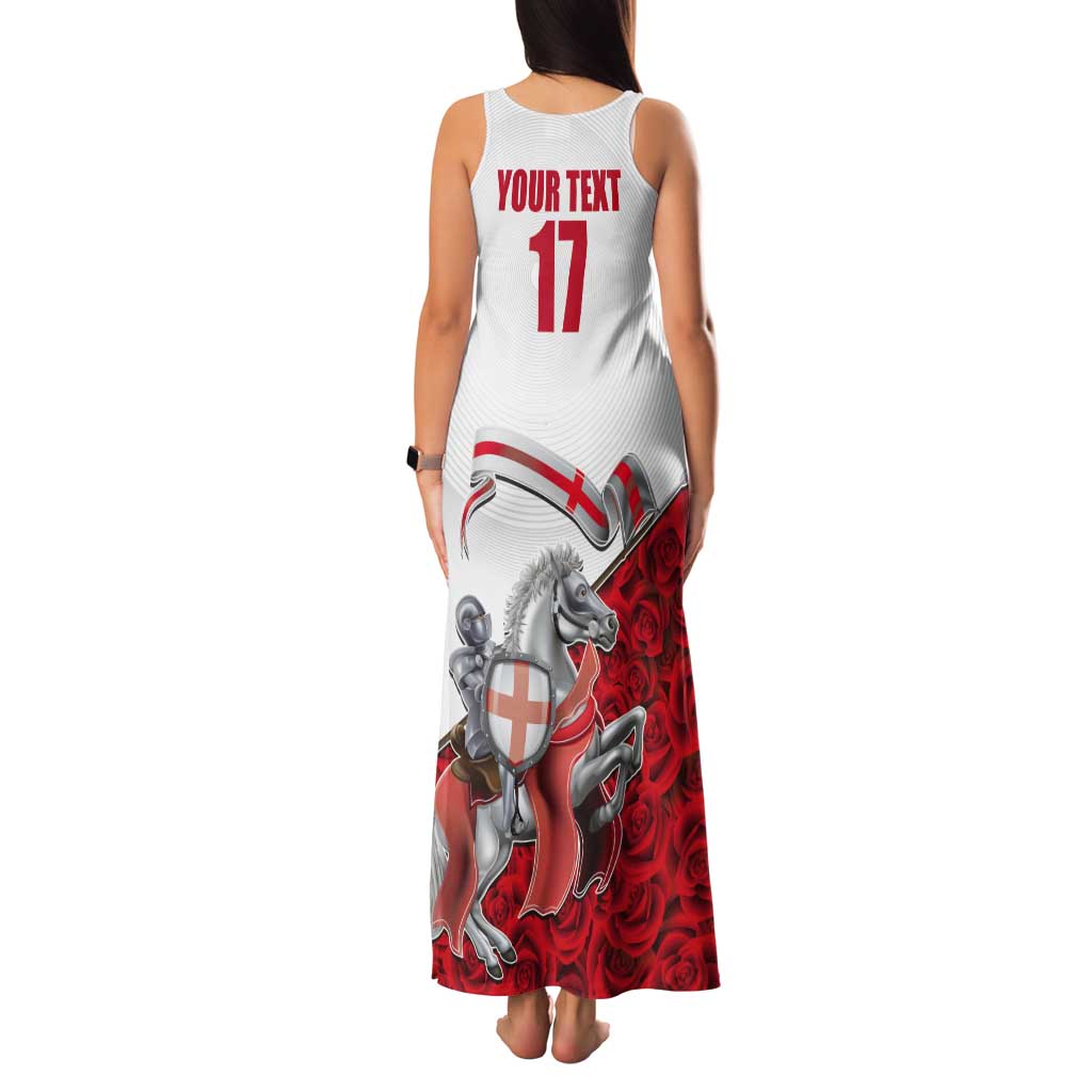 Custom England Field Hockey Champions Tank Maxi Dress Old Georgians Hockey Club Sporty Style