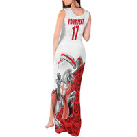 Custom England Field Hockey Champions Tank Maxi Dress Old Georgians Hockey Club Sporty Style