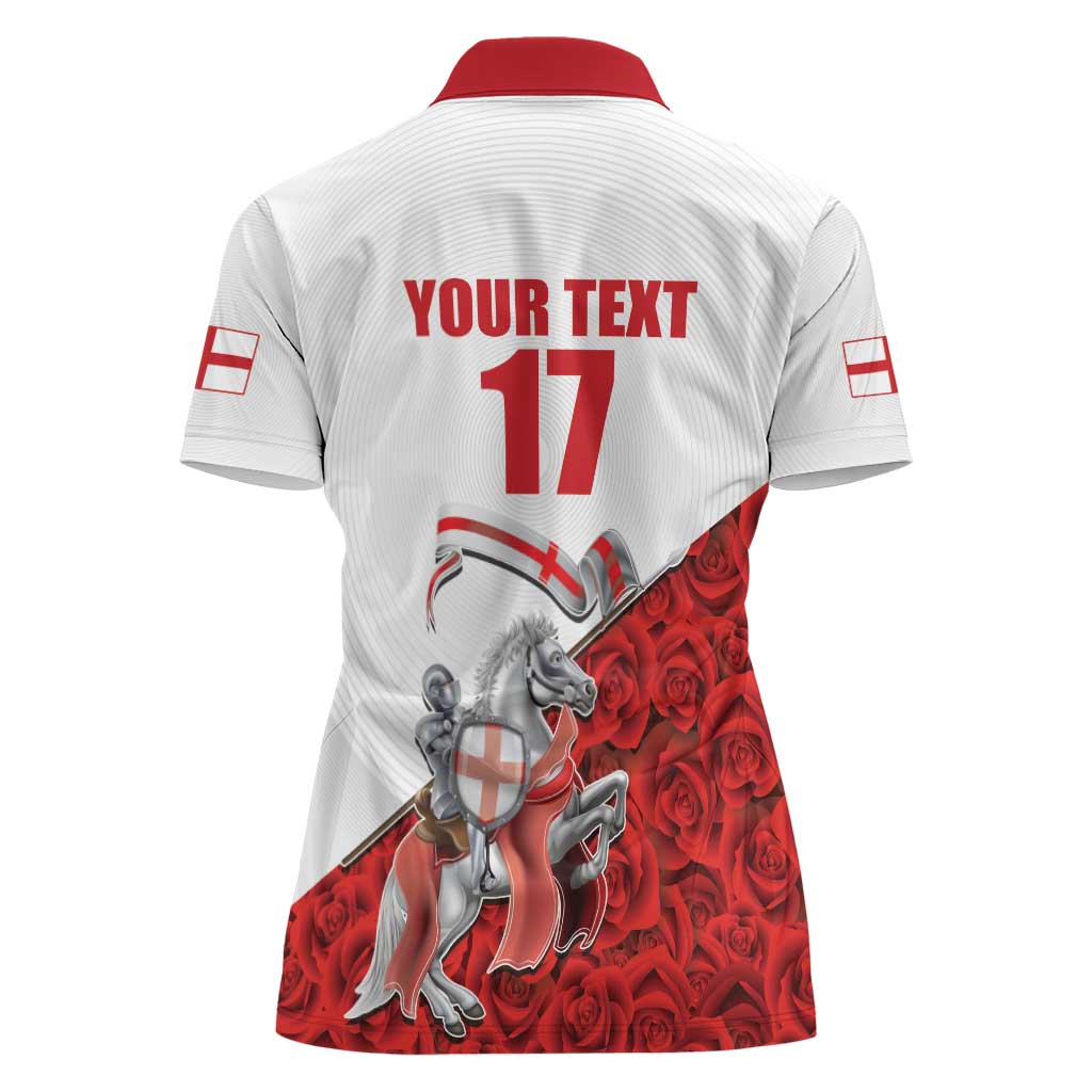 Custom England Field Hockey Champions Women Polo Shirt Old Georgians Hockey Club Sporty Style