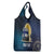Personalized Finland Drakkar Vikings Grocery Bag Longships with Vegvisir