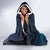 Personalized Finland Drakkar Vikings Hooded Blanket Longships with Vegvisir