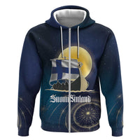 Personalized Finland Drakkar Vikings Hoodie Longships with Vegvisir