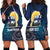 Personalized Finland Drakkar Vikings Hoodie Dress Longships with Vegvisir