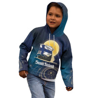 Personalized Finland Drakkar Vikings Kid Hoodie Longships with Vegvisir
