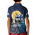 Personalized Finland Drakkar Vikings Kid Polo Shirt Longships with Vegvisir