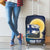 Personalized Finland Drakkar Vikings Luggage Cover Longships with Vegvisir