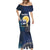 Personalized Finland Drakkar Vikings Mermaid Dress Longships with Vegvisir