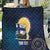 Personalized Finland Drakkar Vikings Quilt Longships with Vegvisir