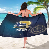 Personalized Finland Drakkar Vikings Sarong Longships with Vegvisir