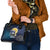 Personalized Finland Drakkar Vikings Shoulder Handbag Longships with Vegvisir