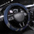 Finland Drakkar Vikings Steering Wheel Cover Longships with Vegvisir
