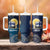 Personalized Finland Drakkar Vikings Tumbler With Handle Longships with Vegvisir