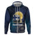 Personalized Finland Drakkar Vikings Zip Hoodie Longships with Vegvisir