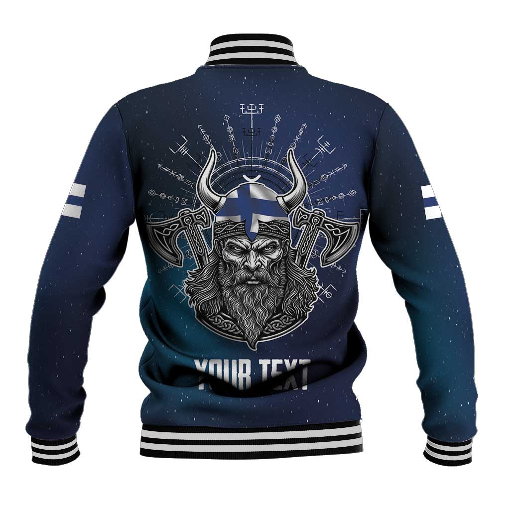 Personalized Finland Drakkar Vikings Baseball Jacket Suomi Viking Warrior