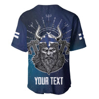 Personalized Finland Drakkar Vikings Baseball Jersey Suomi Viking Warrior