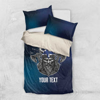 Personalized Finland Drakkar Vikings Bedding Set Suomi Viking Warrior