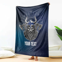 Personalized Finland Drakkar Vikings Blanket Suomi Viking Warrior